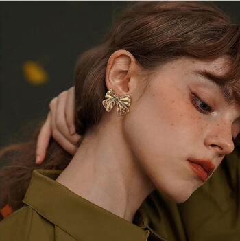 Orecchini fiocchetto Blair Gold - immagine 2