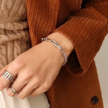 Bracciale Catena Luminosa Silver