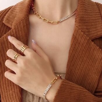 Bracciale Catena Luminosa Gold - immagine 3